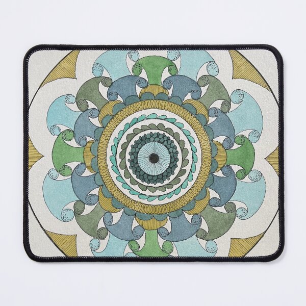 Item preview, Mandala in Blue and Green designed and sold by CreativeTemper.
