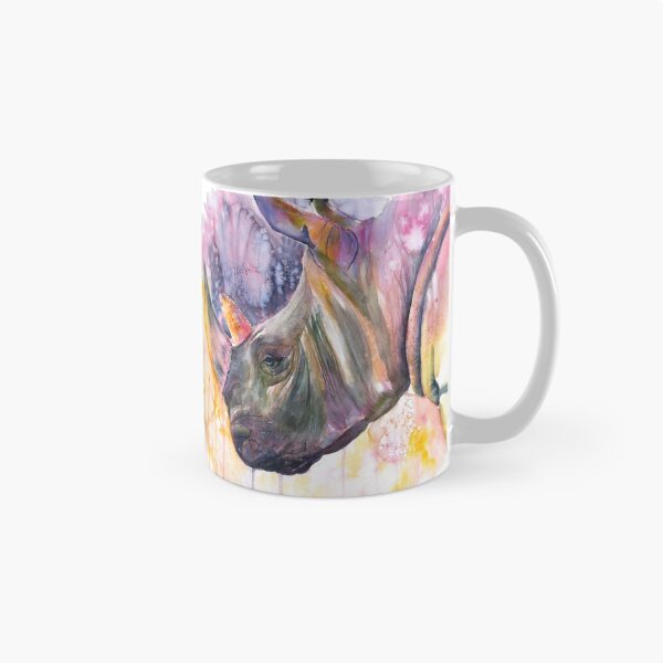 Item preview, Colorful Rhinoceros designed and sold by cindybarillet.