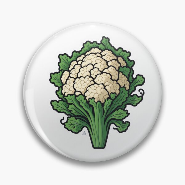 Item preview, Cartoon Illustration Of A Stick Of Cauliflower designed and sold by BBGIFTSUK.