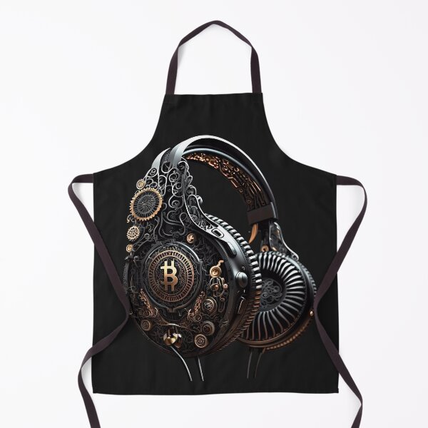 Item preview, Modernized and technological headband headphones with Bitcoin logo: Immerse yourself in revolutionary sound. designed and sold by Jhuvel.