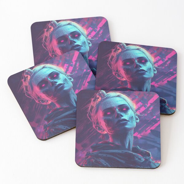 Item preview, Cyberpunk Neon Ghost Android designed and sold by Nightarcade.