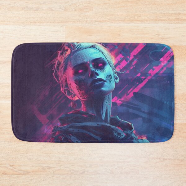 Item preview, Cyberpunk Neon Ghost Android designed and sold by Nightarcade.