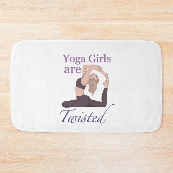 Item preview, Yoga Girls Are Twisted designed and sold by luvrest.