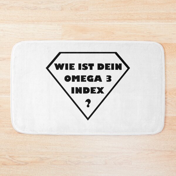 Artikelvorschau, Wie ist dein Omega 3 Index? entworfen und verkauft von saechla.