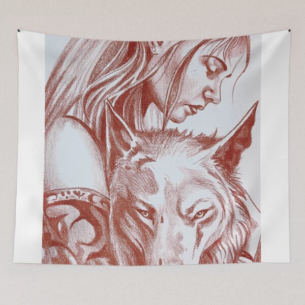 Item preview, the wolf woman designed and sold by MdrawingM.