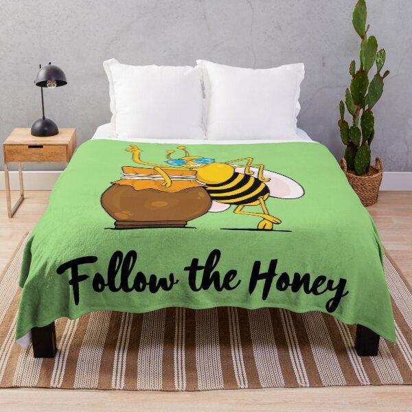 Item preview, Follow the honey (for light background) designed and sold by Jeeb-Arts.