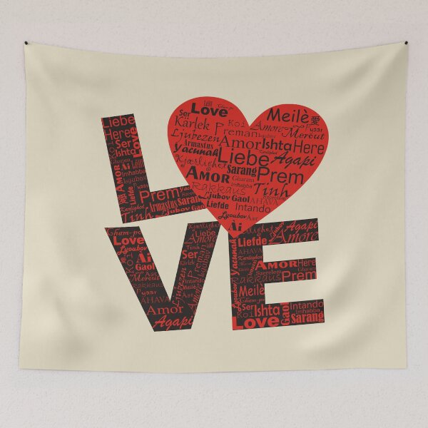 Item preview, Love in languages designed and sold by antonietta40.