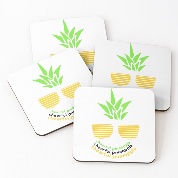 Item preview, cheerful pineapple piña designed and sold by Makenpix.
