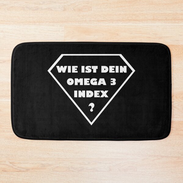Artikelvorschau, Wie ist dein Omega 3 Index? - white entworfen und verkauft von saechla.