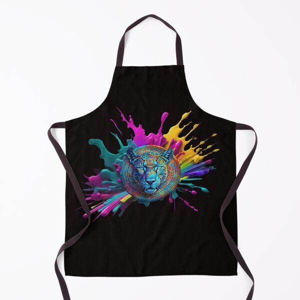 Item preview, "Spray of Mystical Legends: Graffiti Mayan Jaguar" designed and sold by KokomoDesigns.