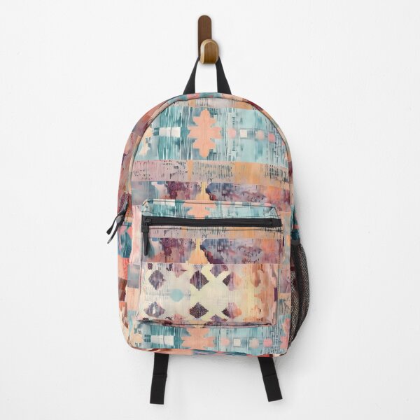 Item preview, Striped Serenade: Bohemian Patchwork Rhapsody designed and sold by Cosmic-Canvases.