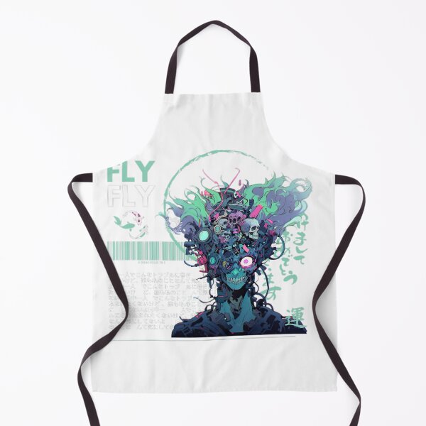 Item preview, green fly cyberpunk boy designed and sold by karpuz-design.