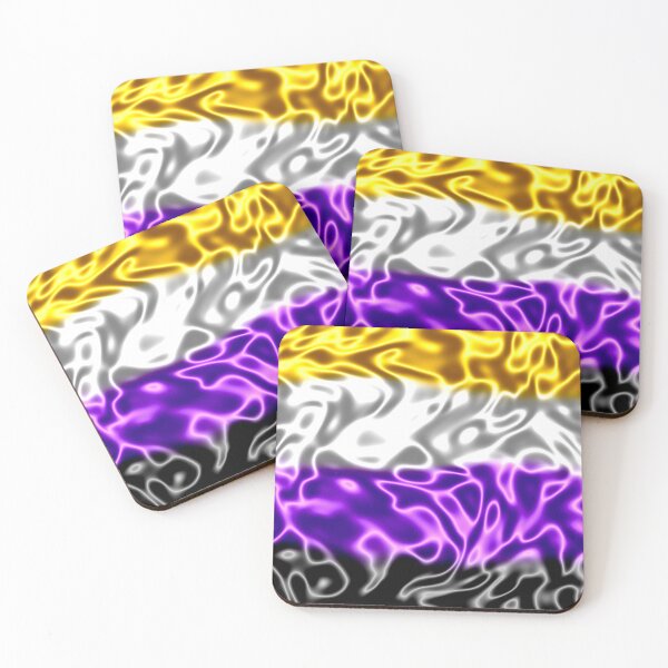 Item preview, Non-Binary Flag Inspired Swirl Pattern designed and sold by Skylar  Bailey.