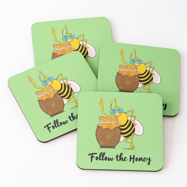 Item preview, Follow the honey (for light background) designed and sold by Jeeb-Arts.