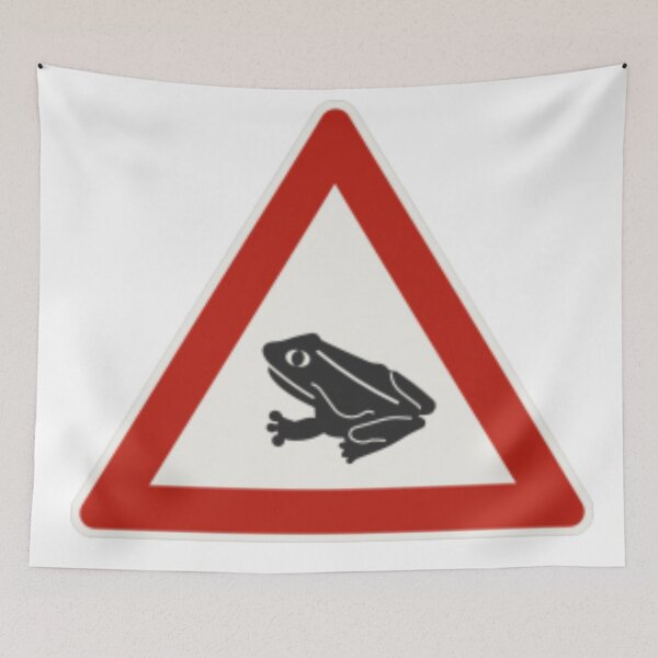 Item preview, Attention Crossing Frog! designed and sold by PeriwinkleStone.