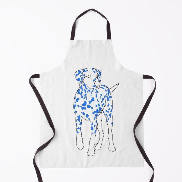 Item preview, Dalmatian Dog Line Art with Blue Spots designed and sold by Noewi.
