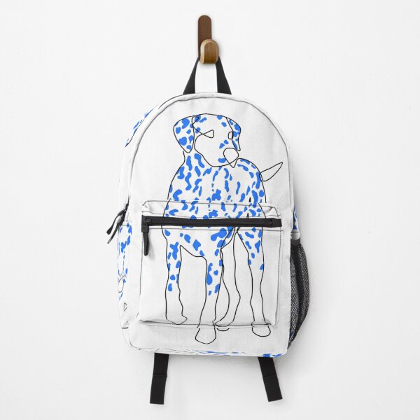 Item preview, Dalmatian Dog Line Art with Blue Spots designed and sold by Noewi.