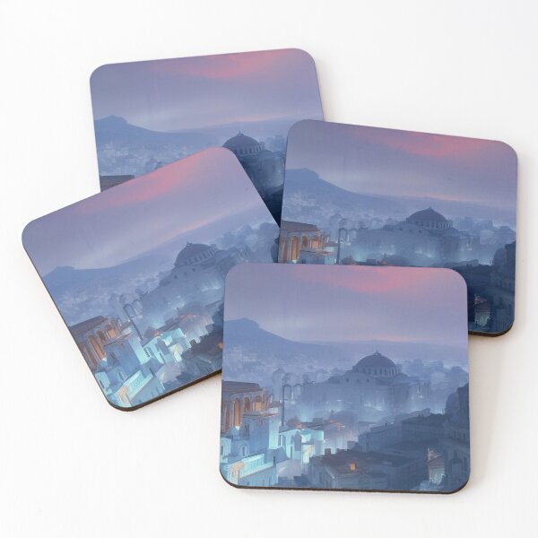 Item preview, Rhapsody In Blue Greece designed and sold by RoyallyColorful.