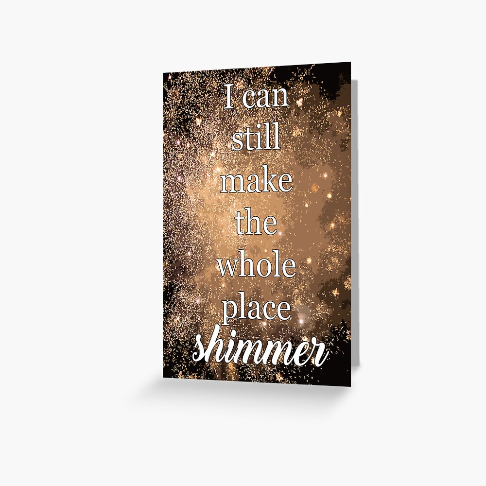 Bejeweled Firework Shimmer Taylor Swift Midnights Quote  Sticker for Sale  by doria-photos