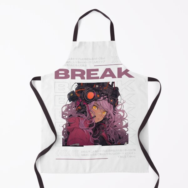 Item preview, break cyberpunk tech anime girl designed and sold by karpuz-design.