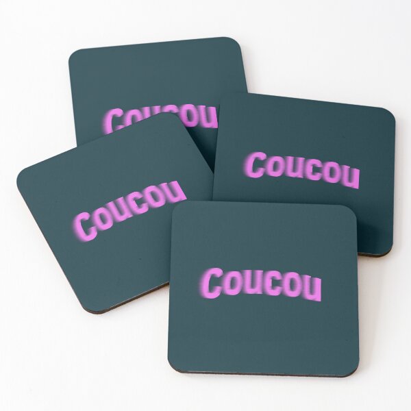 Item preview, Coucou - Hi in French designed and sold by lobodelnoir.