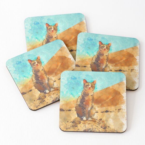 Item preview, Cat in desert 2 designed and sold by DejanVuk.