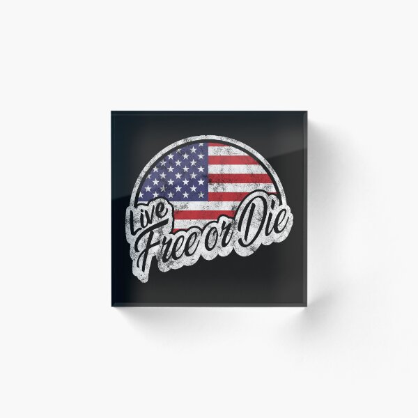 Artikelvorschau, Lebe frei oder stirb amerikanische Flagge entworfen und verkauft von creativearmory.