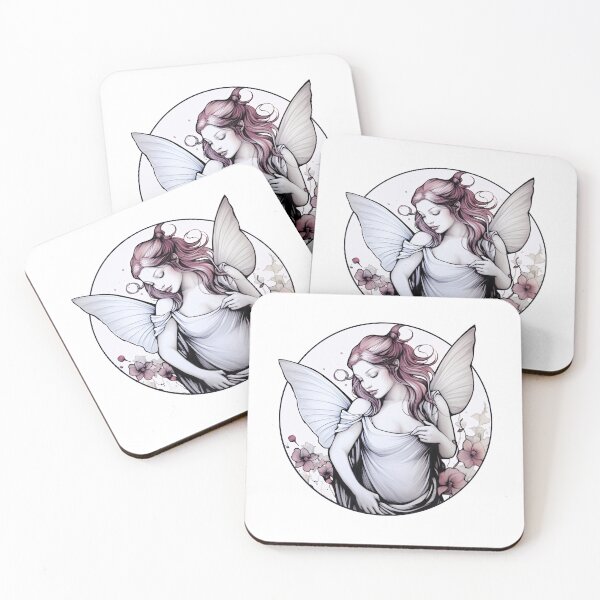 Item preview, Enchanting Serenity: Bust View of a Watercolor Fairy designed and sold by DreamBlazeStu.