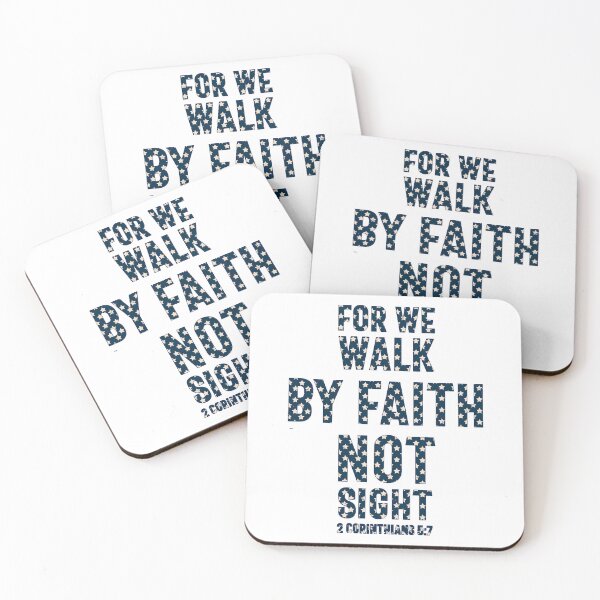 Item preview, For we walk by faith 2 Corinthians 5:7 designed and sold by WideIsTheGate.