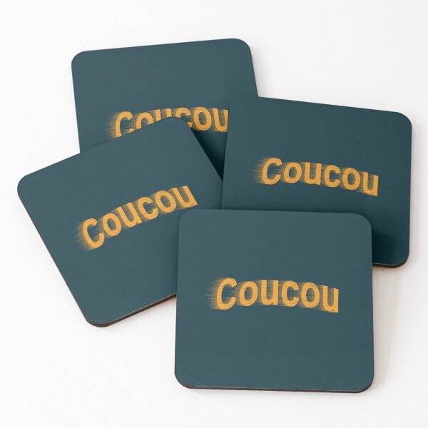 Item preview, Coucou - Hi in French designed and sold by lobodelnoir.