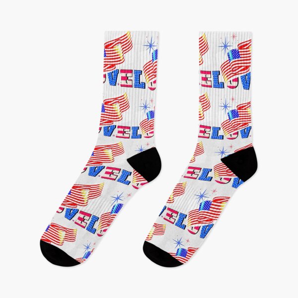 Item preview, I love America flag - for Independence for all waving red. white and blue flag and stars designed and sold by sweetees4u.