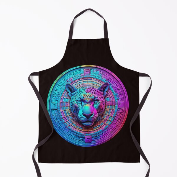 Item preview, Neon Mayan Jaguar  designed and sold by KokomoDesigns.