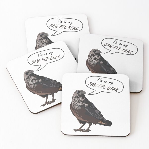 Item preview, I'm on my Caw-Fee Beak - Funny raven crow coffee mug - Raven Lover Gift designed and sold by Adree85.