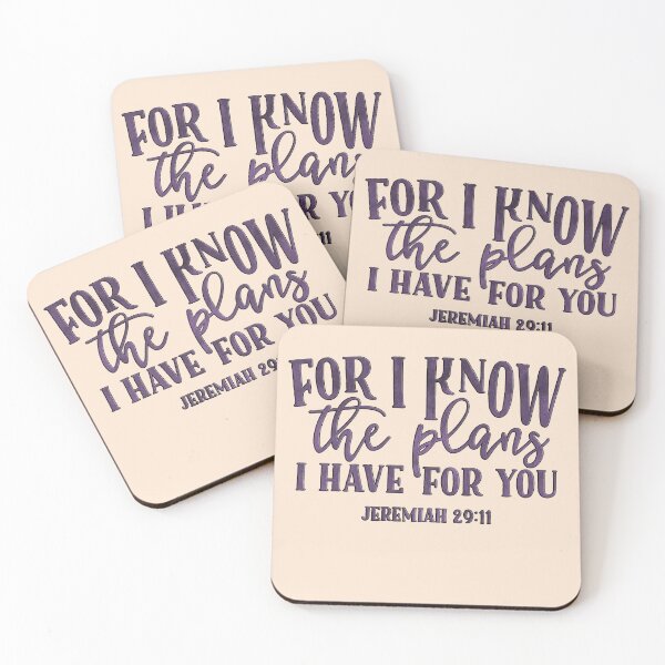 Item preview, For I know the plans I have for you Jeremiah 29:11 (2) designed and sold by WideIsTheGate.