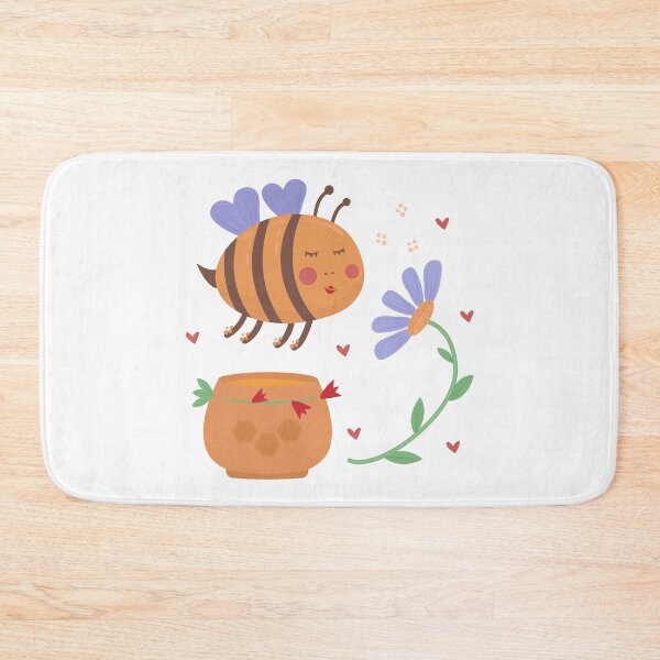 Item preview, Bee, flower and honey designed and sold by OM-lova.