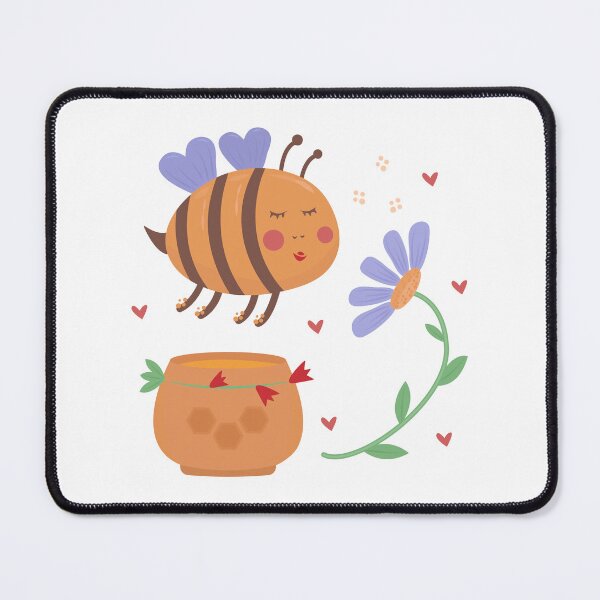 Item preview, Bee, flower and honey designed and sold by OM-lova.