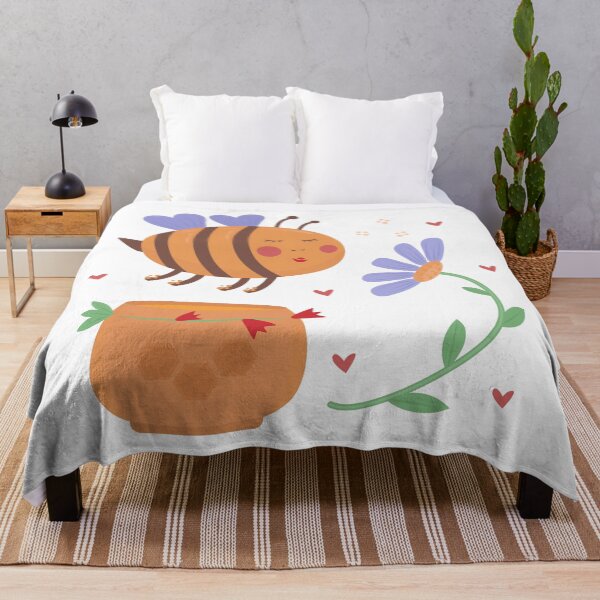 Item preview, Bee, flower and honey designed and sold by OM-lova.