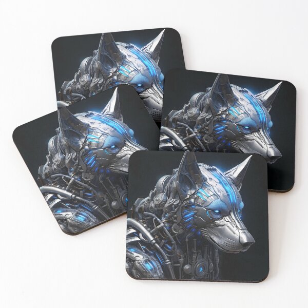 Item preview, Cyborg Wolf, Cyber Dog, Robo Dog, Cyber Wolf. designed and sold by Slowerblue.