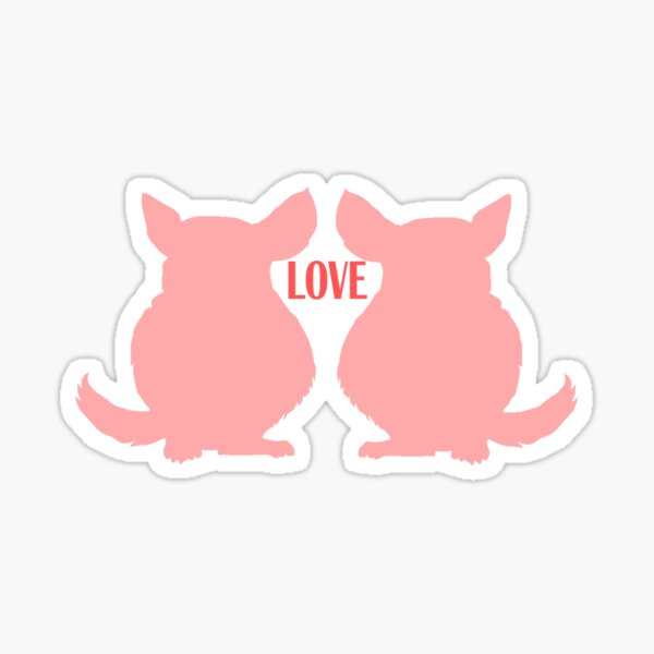 Chinchilla Love Sticker