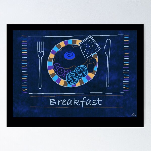 Item preview, breakfast black designed and sold by Daphna128.