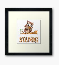 Stefani Owl Framed Print