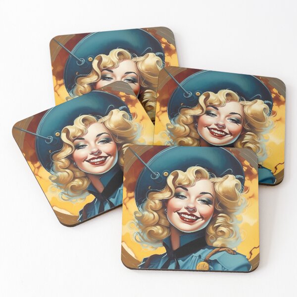 Item preview, The futuristic retro Police Woman of your dreams, pin up, retro smiling beautiful officer designed and sold by GueloStudio.