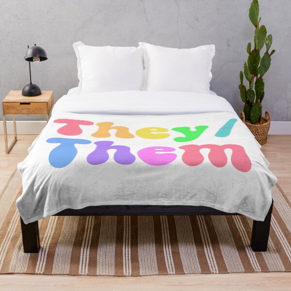Artikelvorschau, Sie/Sie Regenbogen-Pronomen-Stolz-Design entworfen und verkauft von thefriedegg.