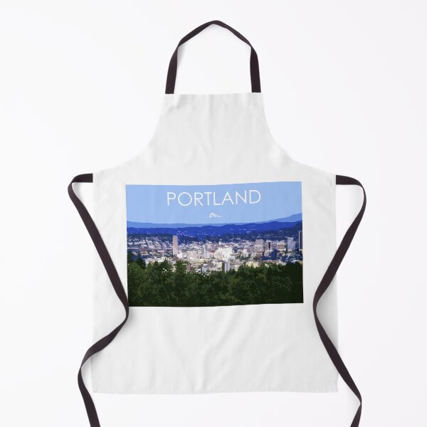 Item preview, Mount Hood, Portland, Oregon, City, Skyline, USA, Travel Print designed and sold by summattodraw.