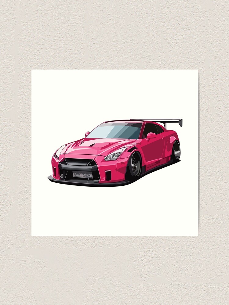 Wall Art Print Nissan GTR art, Gifts & Merchandise