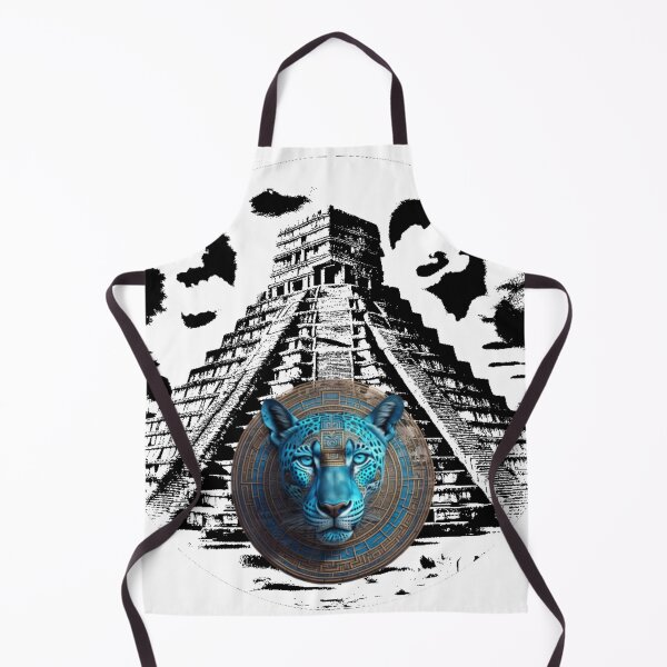 Item preview, "Mystical Encounters: Mayan Jaguar at the Temple" designed and sold by KokomoDesigns.