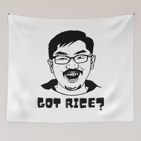 Item preview, Got rice? black style designed and sold by PrintDesignFlow.