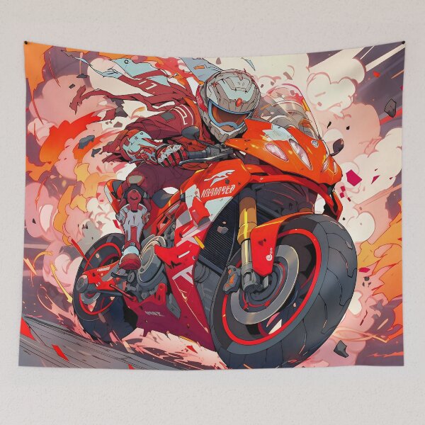 Item preview, Adrenaline on the track: Exciting high speed motorcycle race designed and sold by InsaneLEDP.
