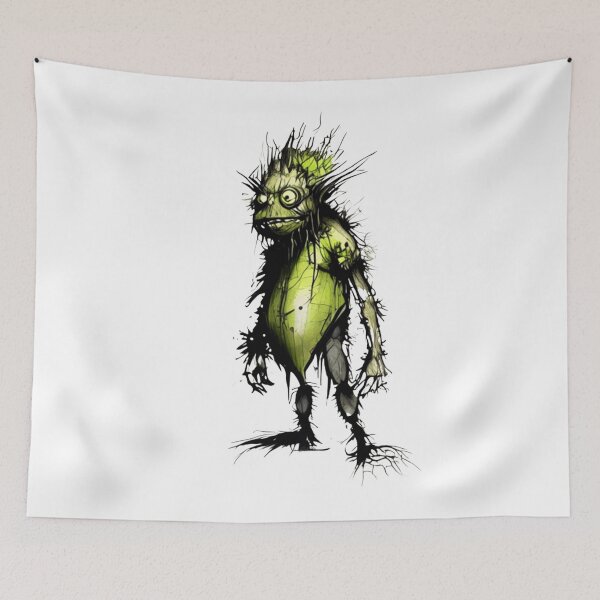 Item preview, The Brussel Sprouts Monster Icon designed and sold by mentokc.