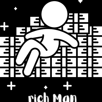 Artwork thumbnail, Rich Man Sticker by Ridarubio